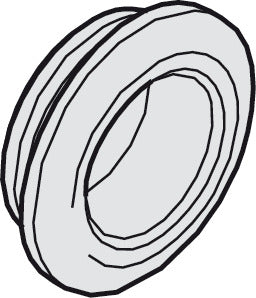 Slip-fit Rose, For Hawa Variofold and Centerfold 80/H