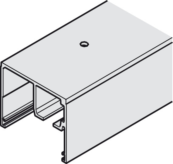 Upper Track, Pre-drilled, (2 23/32 x 2 9/32") 69 x 58 mm