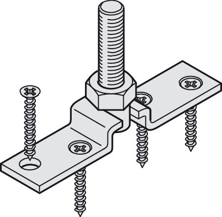 Suspension Plate, M10 Bolt and Mounting Screws