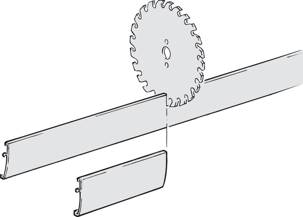 Clip-on Fascia, to Clamping Shoe, 56 x 10 mm (2 3/16 x 13/32")