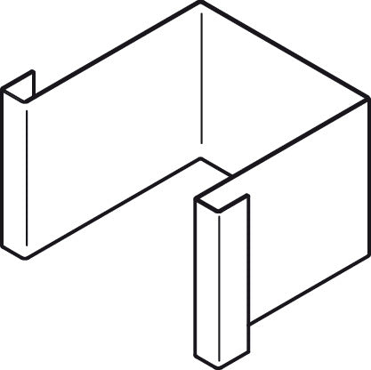 End Piece to Bracket, Closed