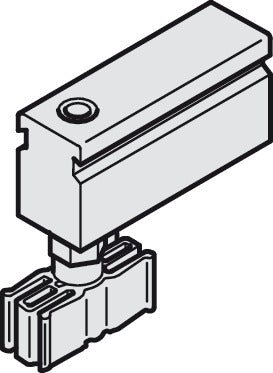 Lower Guide, with Slider and Suspension Block