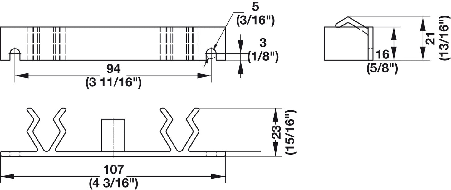 False Front Connector