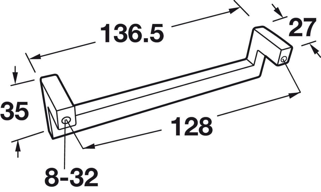 Handle, Zinc