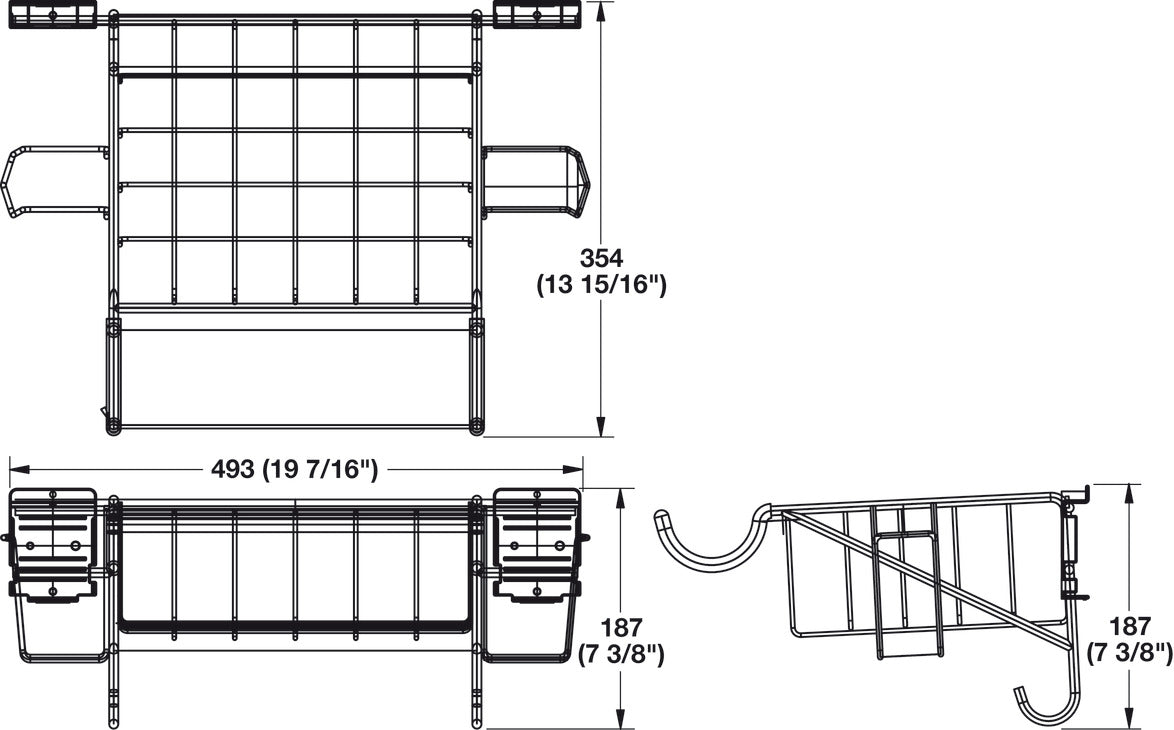 Horizontal Bike Rack, HandiACCESSORIESâ„¢