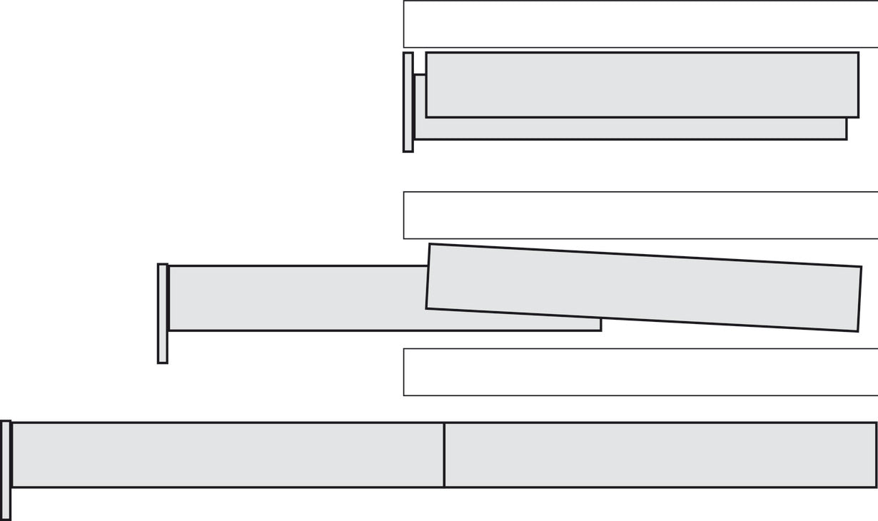 Pull-Out Table Fitting, Top Flex