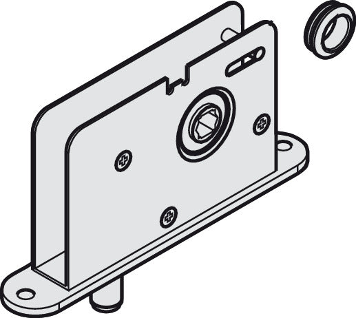 Single Bolt Lock, with Square/Hexagonal Socket, Ø9 mm (11/32") Bolt