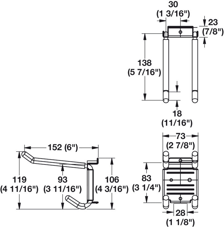 Double Utility Hook, HandiACCESSORIESâ„¢