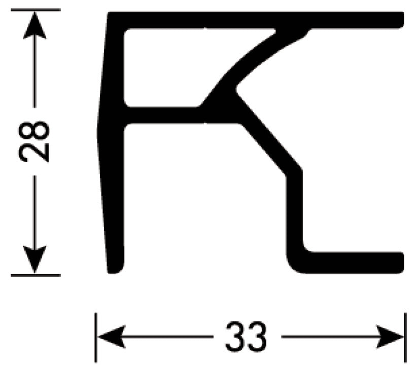 Upper Track, For Screw Mounting