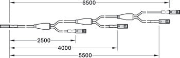 4-way extension lead, Häfele Loox5