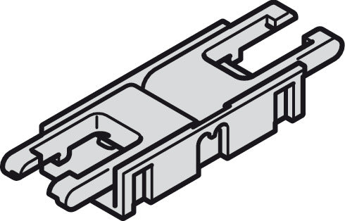 Clip connector, Häfele Loox5 for LED strip light, multi-white, 8 mm (5/16")