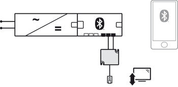 Adapter, Häfele Connect Mesh, for electrically operated fittings