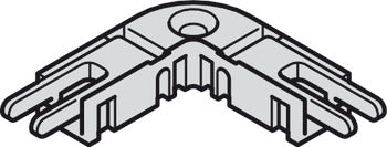 Corner connector, Häfele Loox5 for LED strip light monochrome 5 mm (3/16")