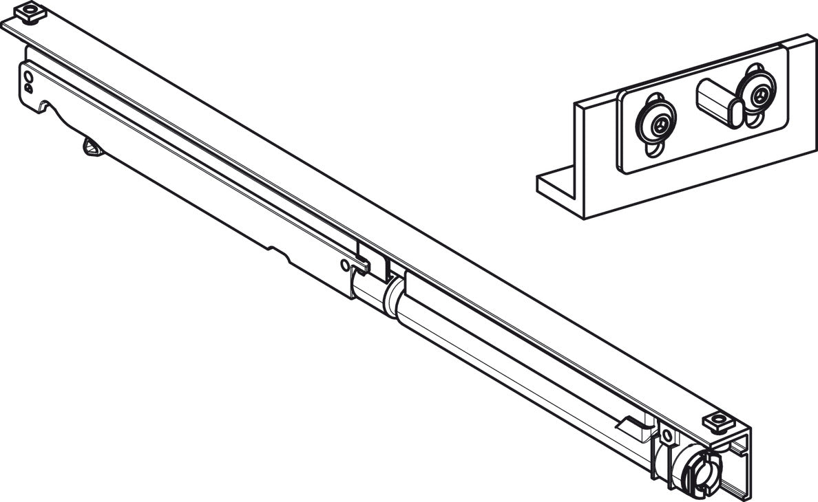 Self-Closing Mechanism, for Wood Doors