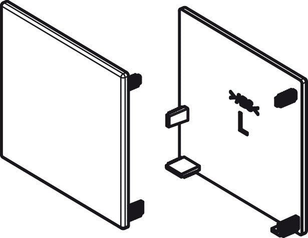 Track End Cap Set, Plastic