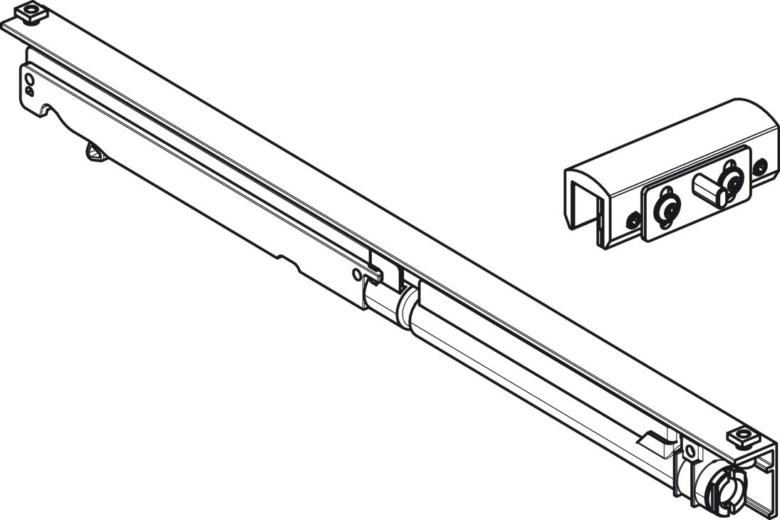 Self-Closing Mechanism, for Glass Doors