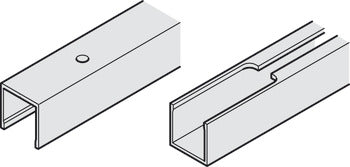 PORTA SGL UPPER TRACK W/NOTCH 2.5M