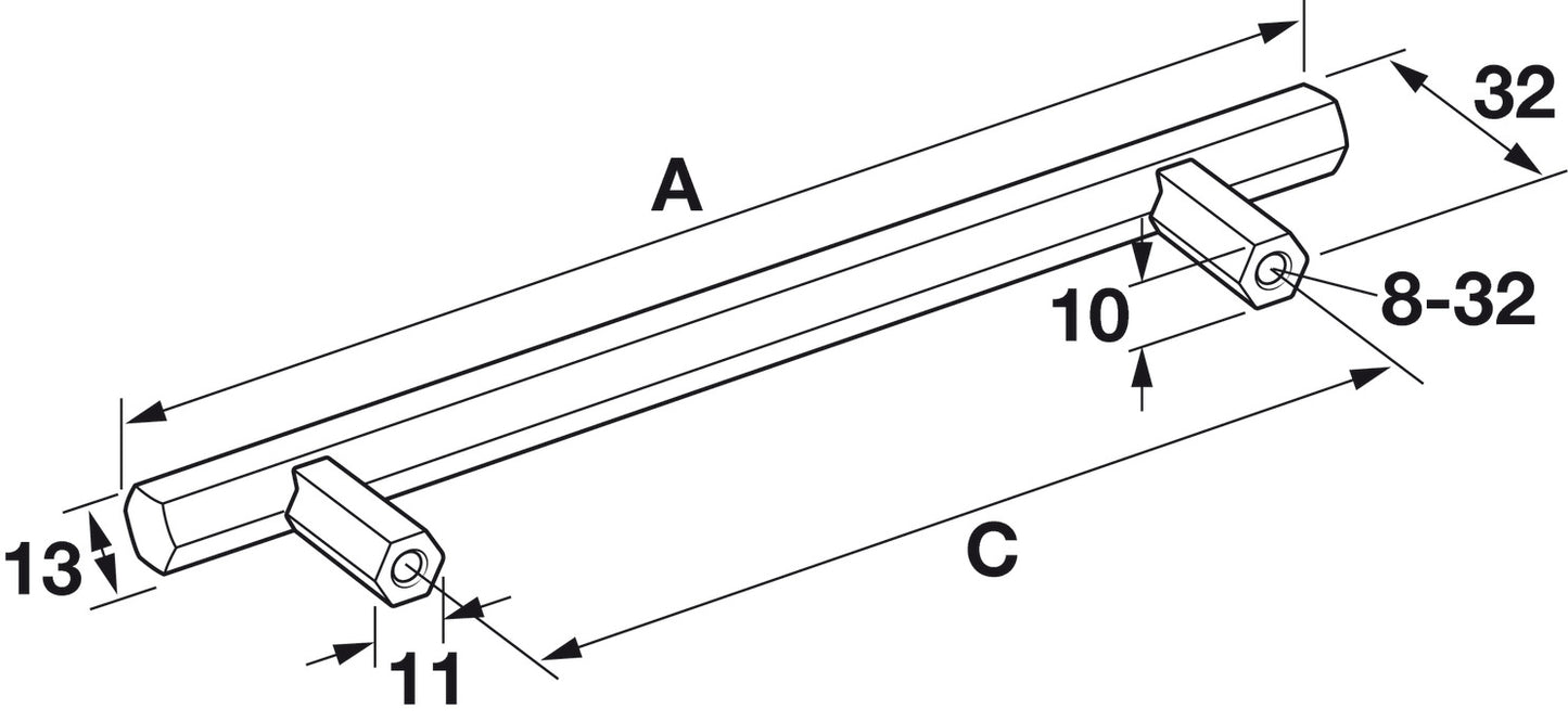 Handle, Zinc