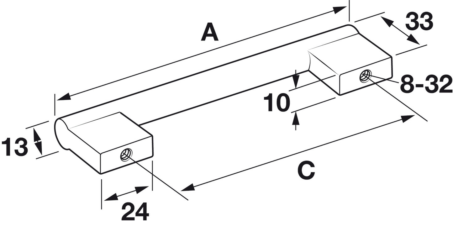 Handle, Zinc