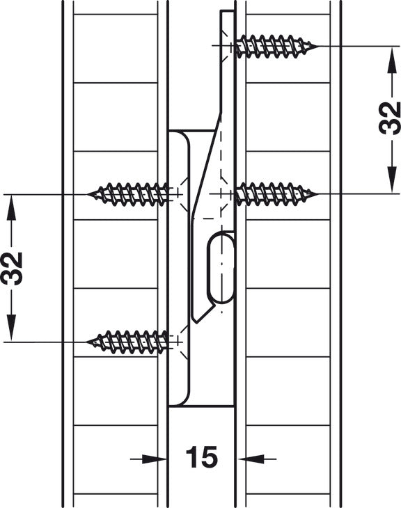 Suspension Fitting, AD 15 Angled Component