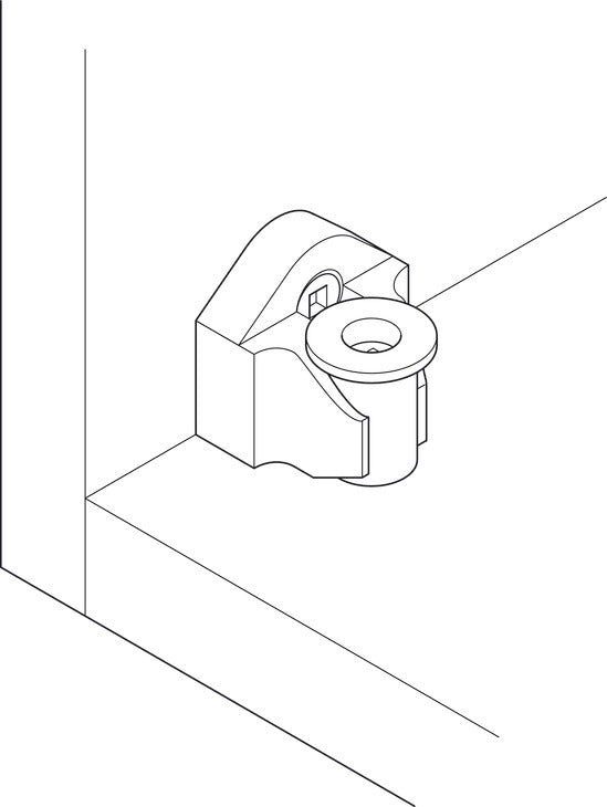 Uni-Connector, Plastic, Black