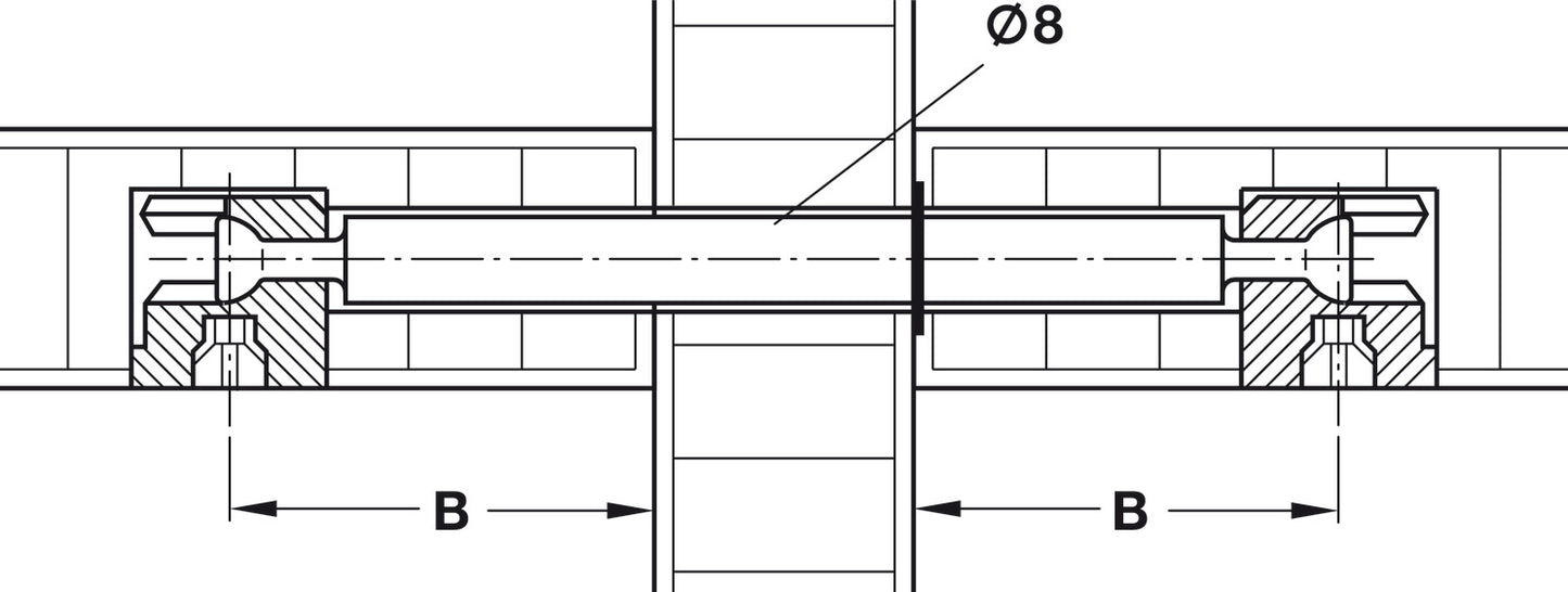 Double-Ended Bolts, Häfele Minifix