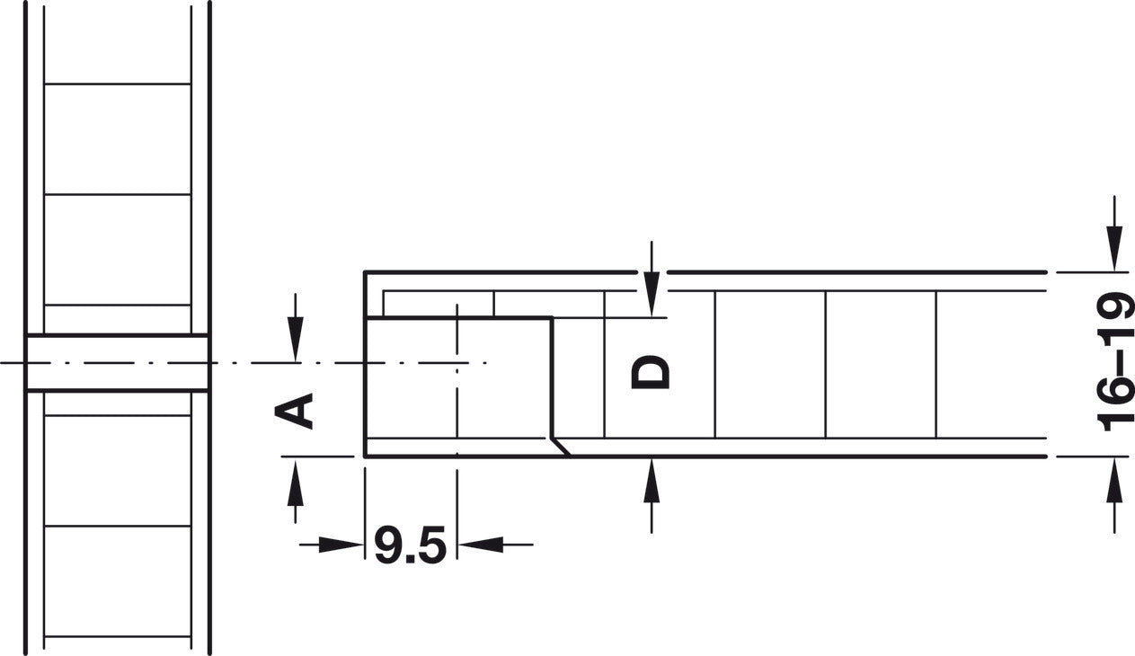 Connector Housing, Rafix 20 Flush System