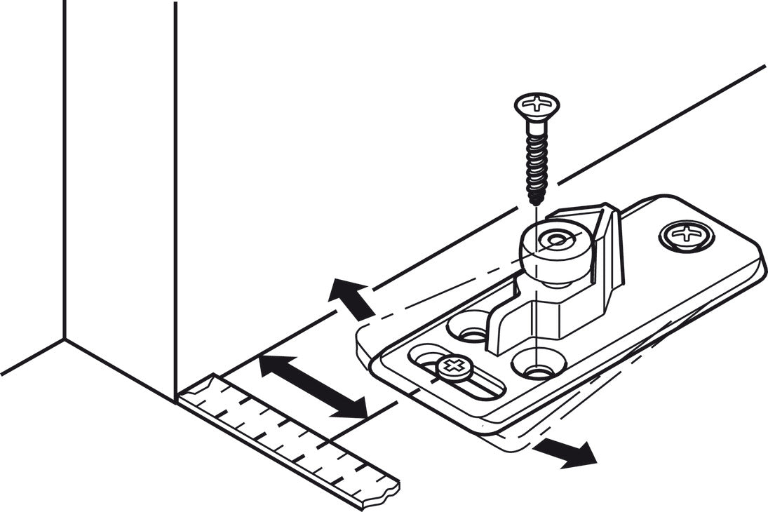 Sliding Door Hardware, Hawa Porta 60/100 HMD, Set with running track