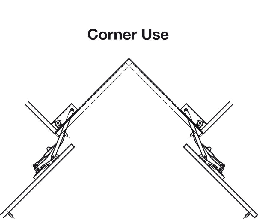 Lateral Opening Door System, Set, FAD-20 (44 lbs door weight)