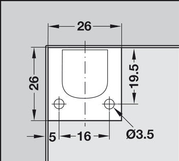 Door Catch, for Screw-mount Catch