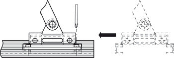 Adapter Bracket, for Lid Stays