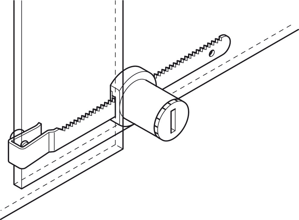 Glass Sliding Door Lock, Symo 3000
