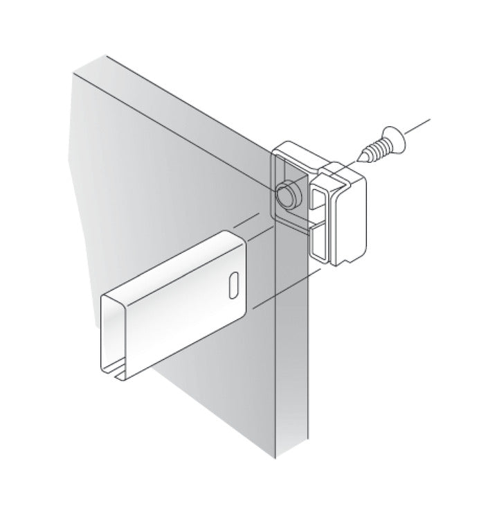 Front Partition Clip, For Zargen 6610, 6035, 6036, 6026, 6136, 6236