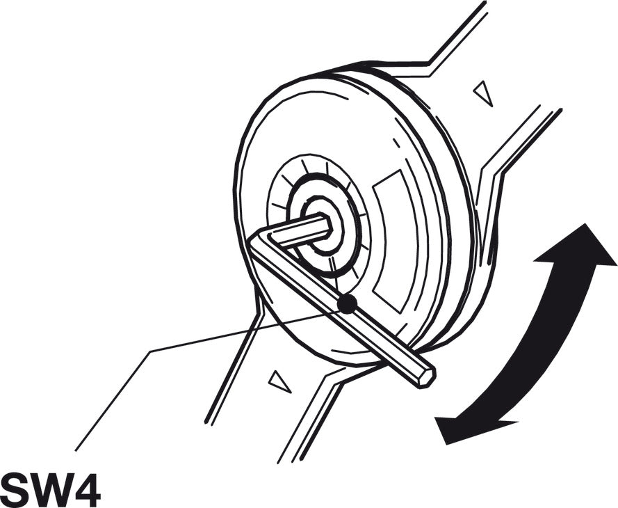 Lid stay/flap stay, Duo Standard, Individual Component
