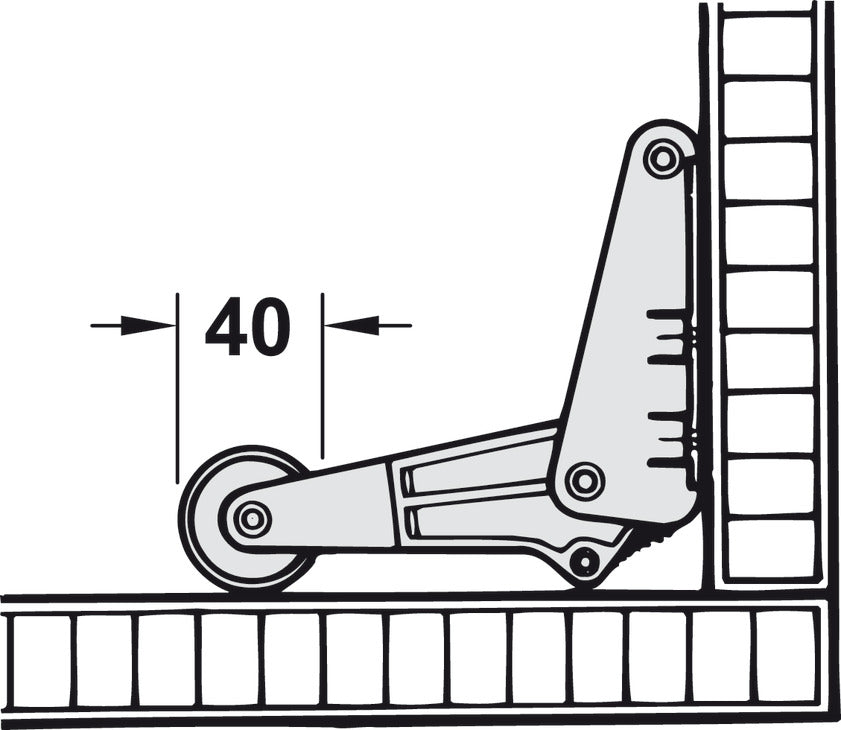 Door Opener, for Hinged Base Cabinet Doors