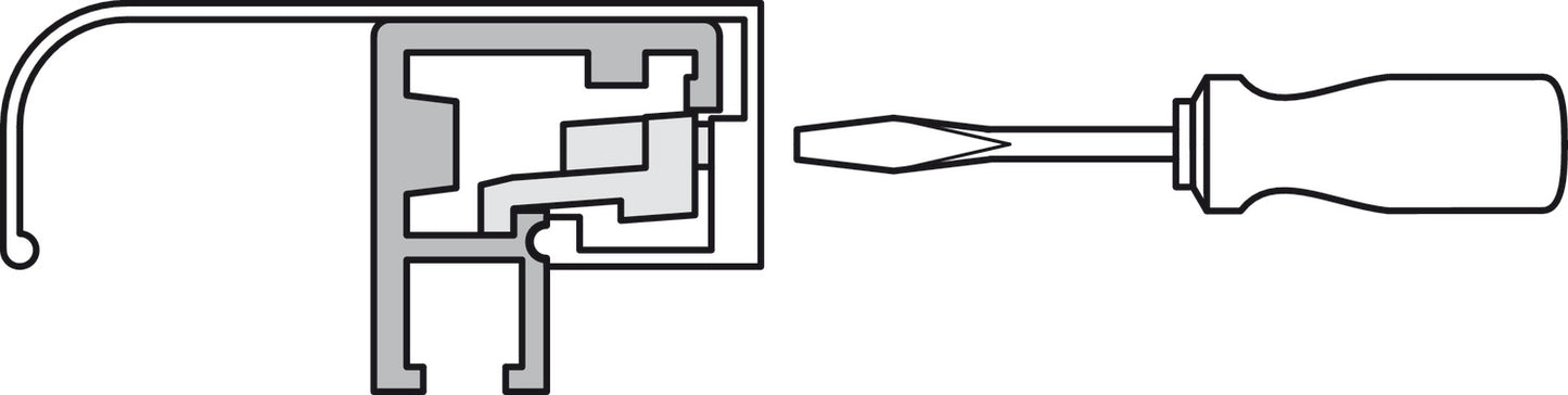 Handle, for Aluminum Glass Frame Profile