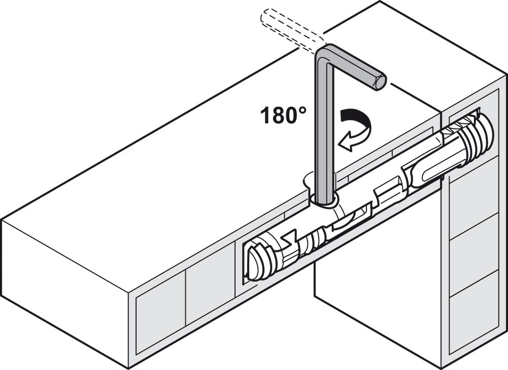 Spreading connector, Häfele Ixconnect SC 8/60