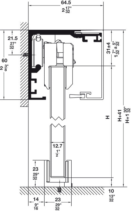 Fitting Set, Slido Classic 120-F