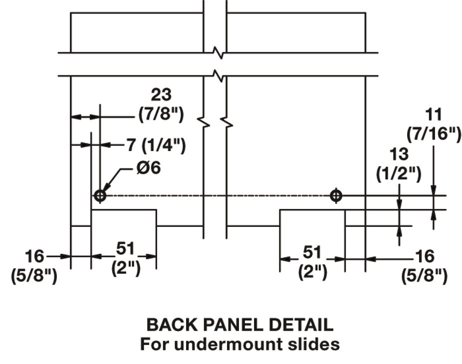 Powered Vanity Drawer, 12"