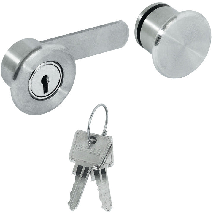 Glass Door Cam Lock, for Double Doors