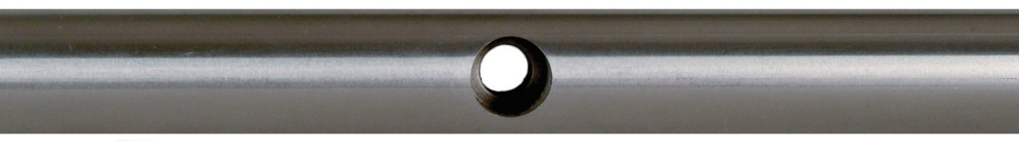 Upper Track, Solid Stainless Steel Rod, Pre-Drilled