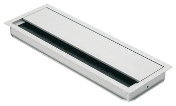 Anodized Aluminum Grommet, Rectangular with Lid and Brush