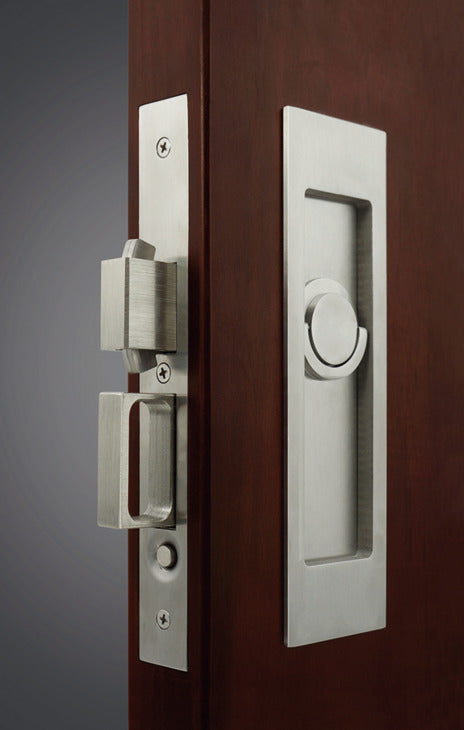 Sliding/Pocket Door Lock, With Deadbolt for Active Door