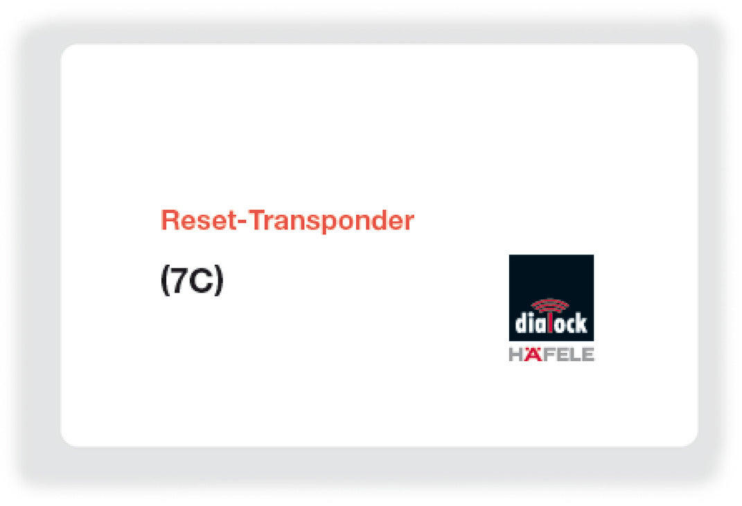 Reset Key Card, (7C)