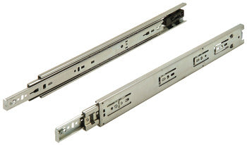 Accuride 3834SC Side Mounted Slide, Telescopic, Full Extension, 90 lbs, Self-Close