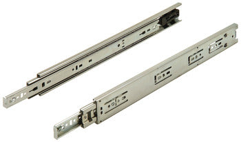 Accuride 3834SC Side Mounted Slide, Telescopic, Full Extension, 90 lbs, Self-Close