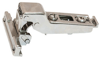 Aluminum Frame Door Hinge, H-Series, 110° Opening Angle, Clip-On, Self Closing, Half Overlay