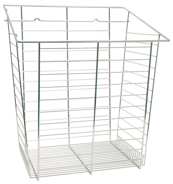 Wire Laundry Hamper, Slanted Hook-On