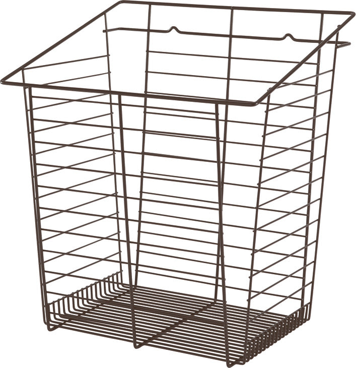 Wire Laundry Hamper, Slanted Hook-On