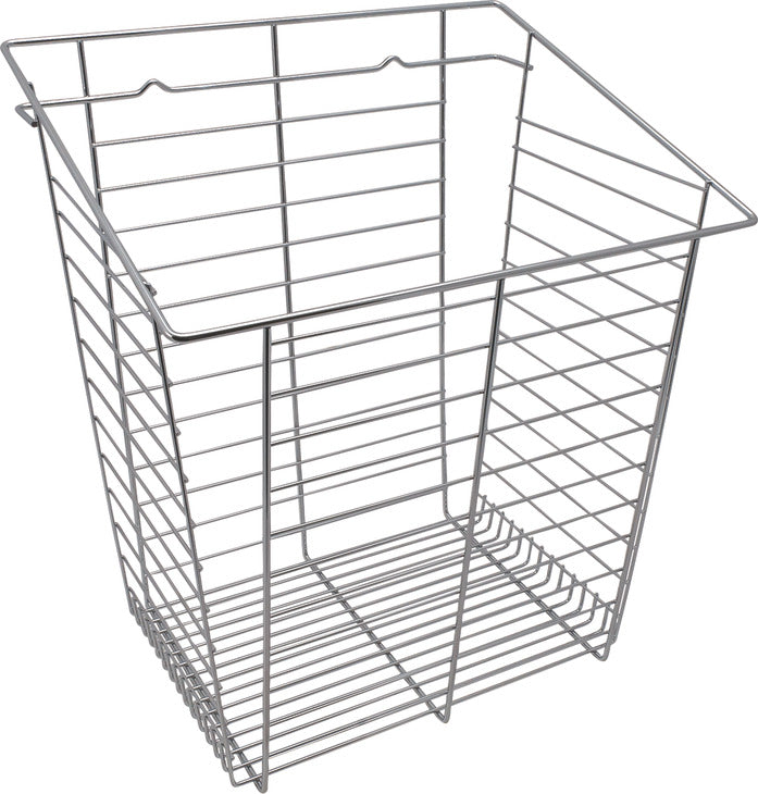 Wire Laundry Hamper, Slanted Hook-On